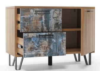 Тумба с ящиками и створкой "Колибри" SV