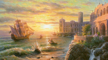 Репродукция "Ожидание на рассвете"