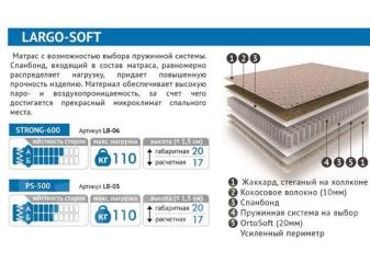 Матрас Largo-soft