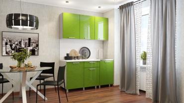 Кухня "Блестки" 1,5 м