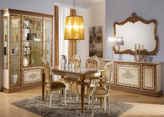 Шкаф-витрина 4-х створчатый "Палермо" Слониммебель Шкаф-витрина 4-х створчатый "Палермо" Слониммебель