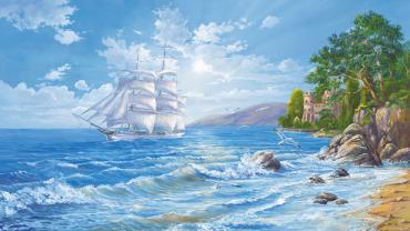 Репродукция "Парусник"