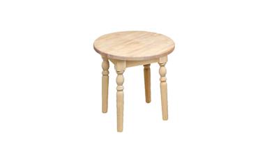 Табурет круглый резные ножки