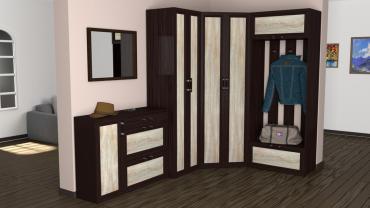 Шкаф угловой 2 двери "Комфорт"