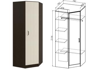 Шкаф угловой "Ронда" ШКУР 782.1 Шкаф угловой "Ронда" ШКУР 782.1