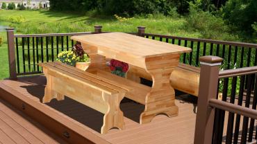 Стол обеденный "Дачный" Стол обеденный "Дачный"