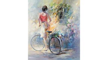 Репродукция "Воскресная прогулка" Репродукция "Воскресная прогулка"