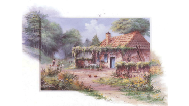 Репродукция "Сельская жизнь" Репродукция "Сельская жизнь"