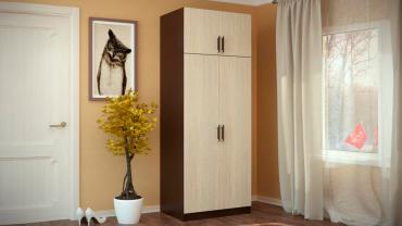 Шкаф 2-х ств. с перегородкой Шкаф 2-х ств. с перегородкой