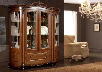 Шкаф-витрина 4Д "Аллегро 1"
