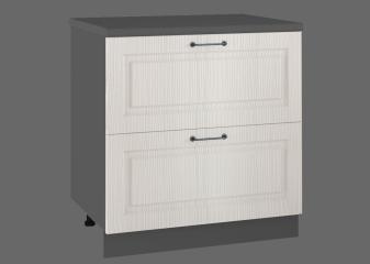 Фасад ДСВ "Капри" шкаф нижний 2 ящика