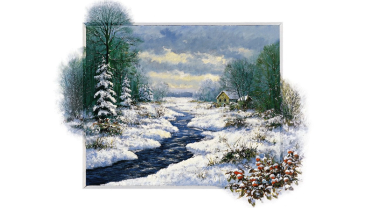 Репродукция "Зимняя избушка" Репродукция "Зимняя избушка"