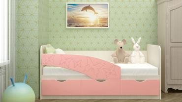 Детская кровать "Бабочки" Детская кровать "Бабочки"