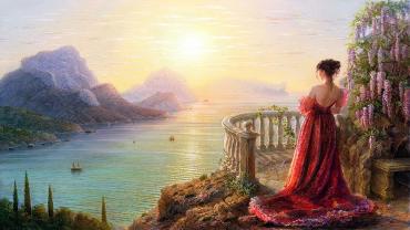 Репродукция "На утренней заре"