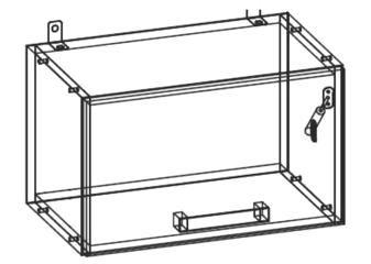 Кухонный шкаф под вытяжку "Бомбей" 500